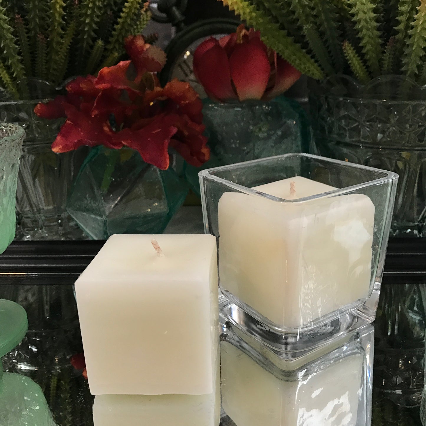 Square Candles - Italian Cream