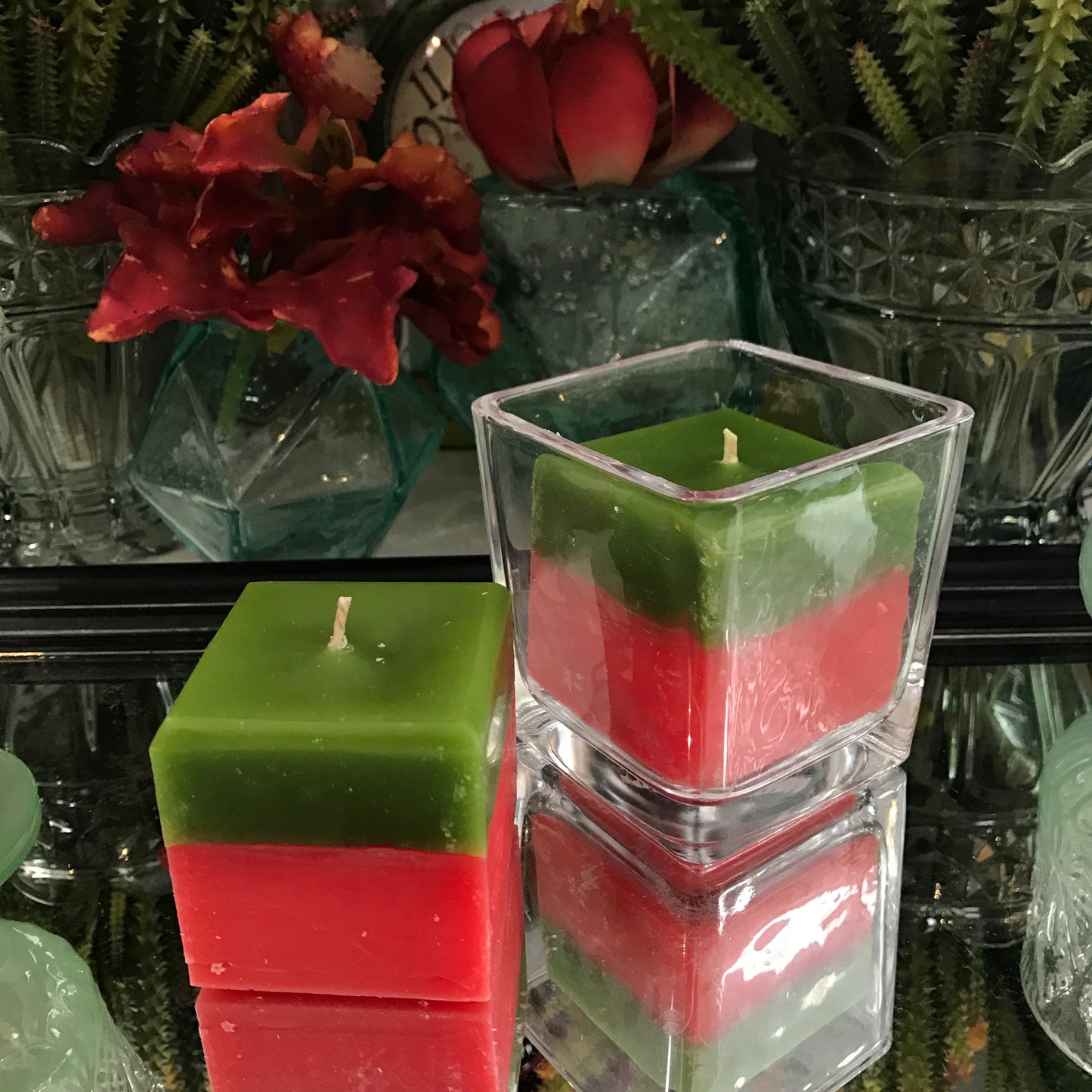 Square Candles - Taffeta