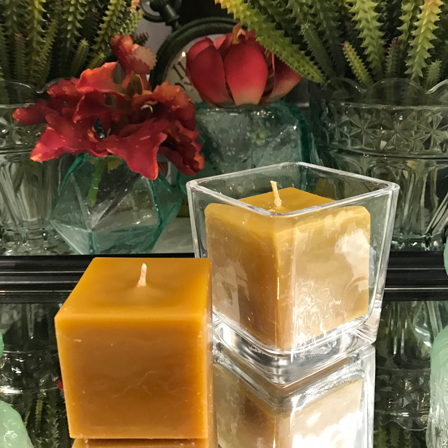 Square Candles - Pumpkin Giving