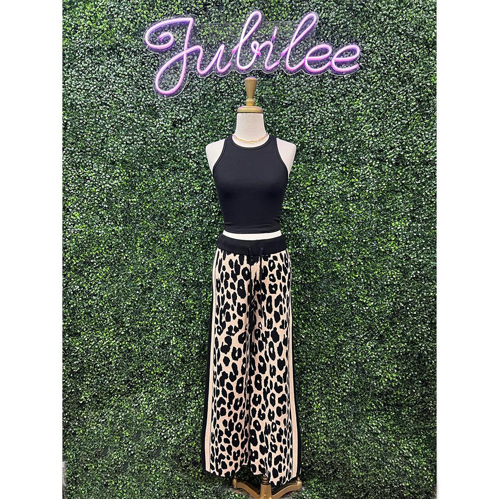 Kendall Leopard Knit Pant
