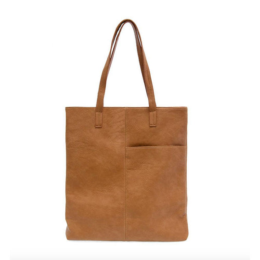 Golden Brown Tabitha Front Slip Pocket Magazine Tote