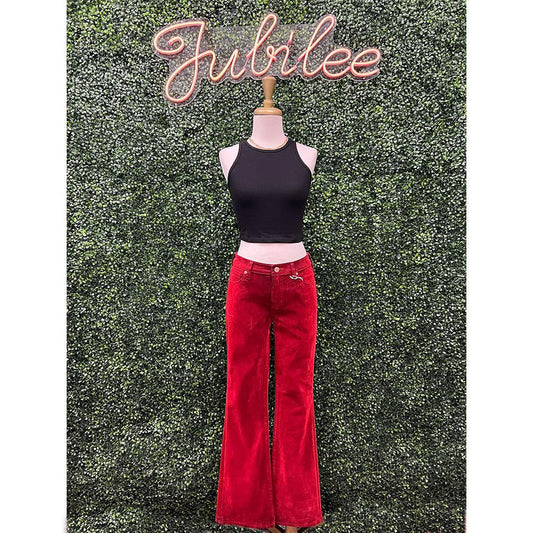 Cherry Red Jaxtyn Jeans