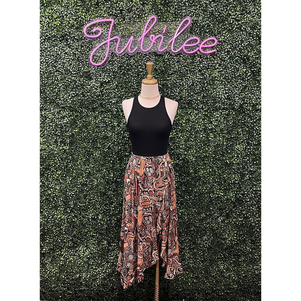 Sienna Western Ruffle Skirt