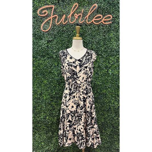 Black-Ivory Midi Dress