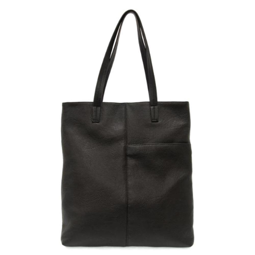 Black Tabitha Front Slip Pocket Magazine Tote