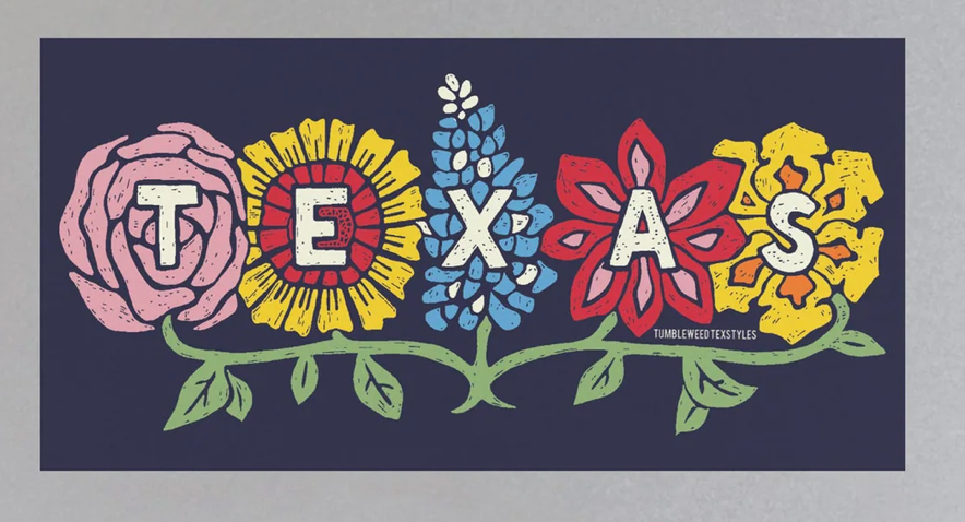 Wildflower Texas Sticker