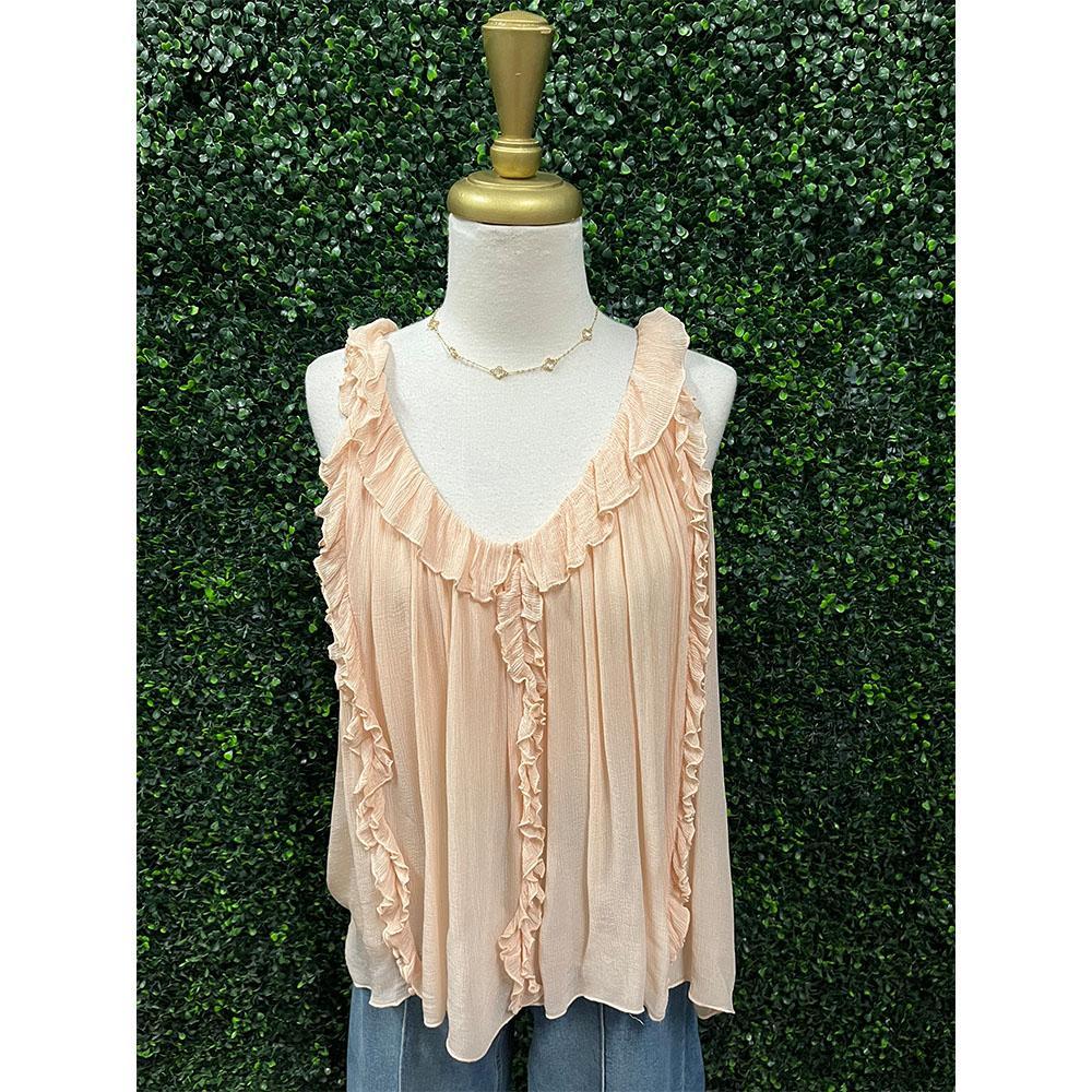 Renata Pale Peach Top