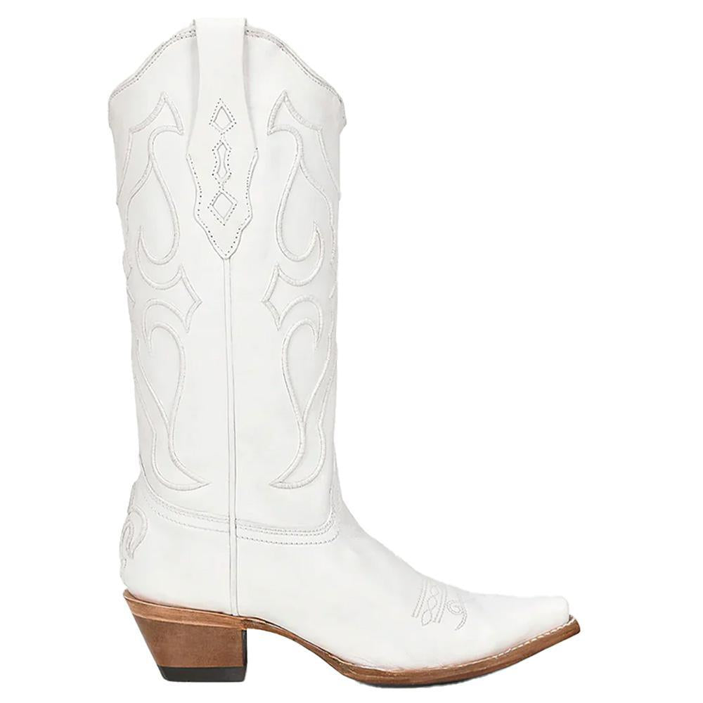 Corral White Embroidered Cowboy Boots Z5046