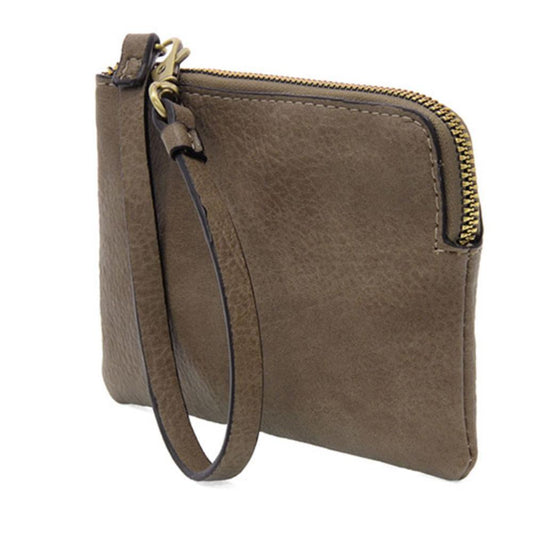 Taupe Pippa Wristlet Pouch