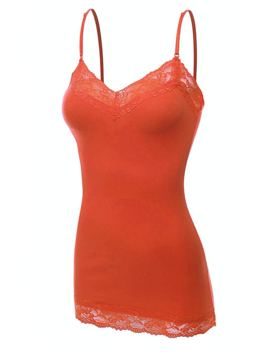 Tomato Lace Cami
