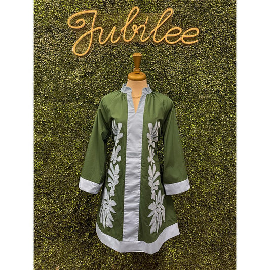 Dalia Hunter Green Dress
