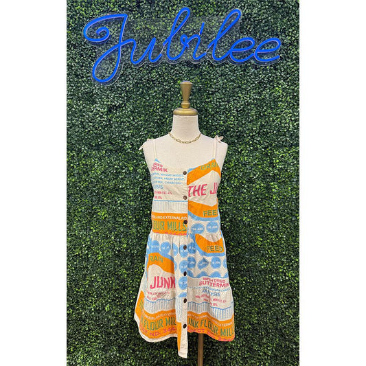 Buttermilk Tie Mini Dress