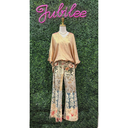 Botanical Beaded Pants