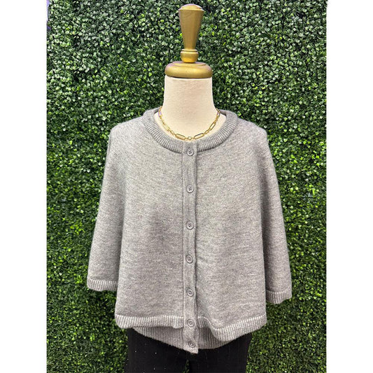 Sansa Ash Grey Capelet