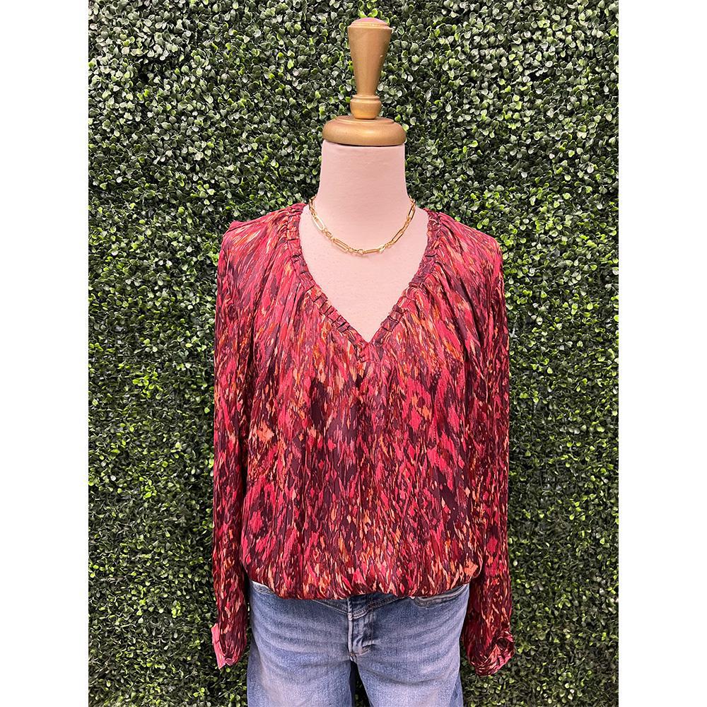 Piaf Pomegranate Blouse