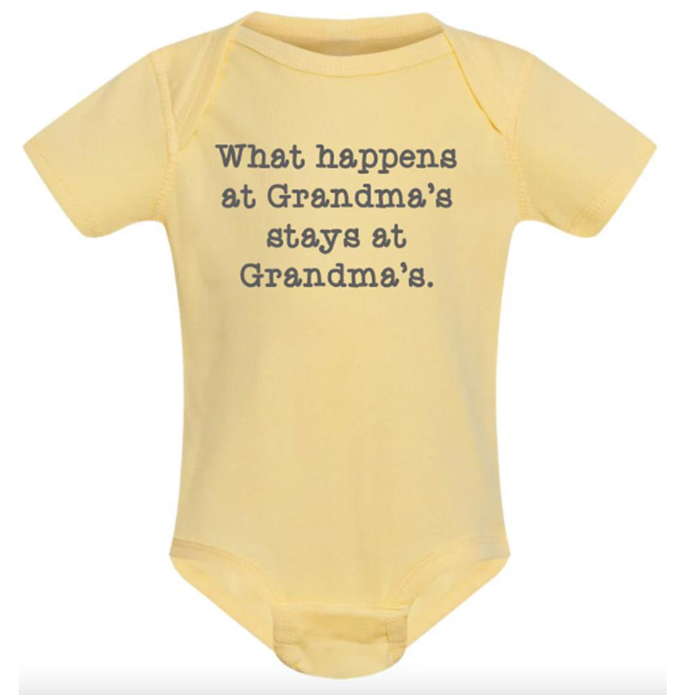 What Happens At Grandma's Baby Onesie