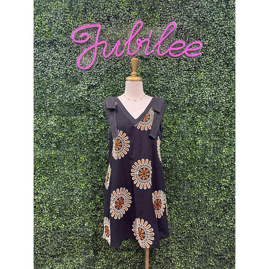 Gabriella Boho Embroidered Shift Dress