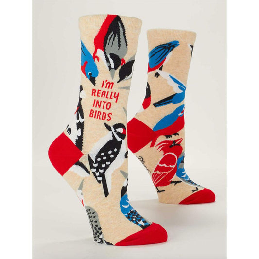 I'm Really Into Birds W-Crew Socks