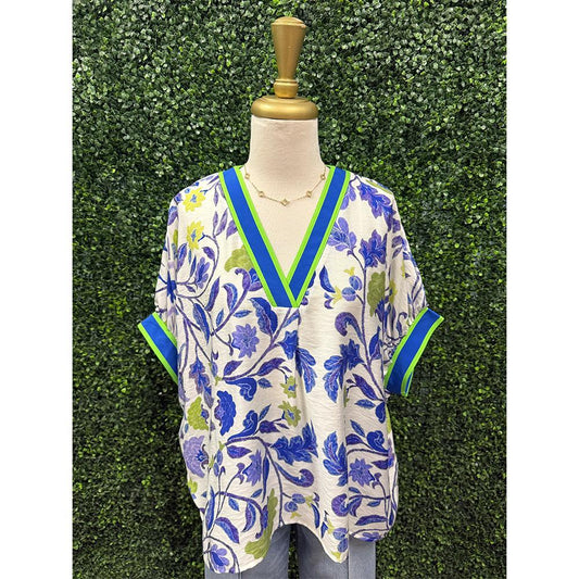 Gloria Floral Print Top