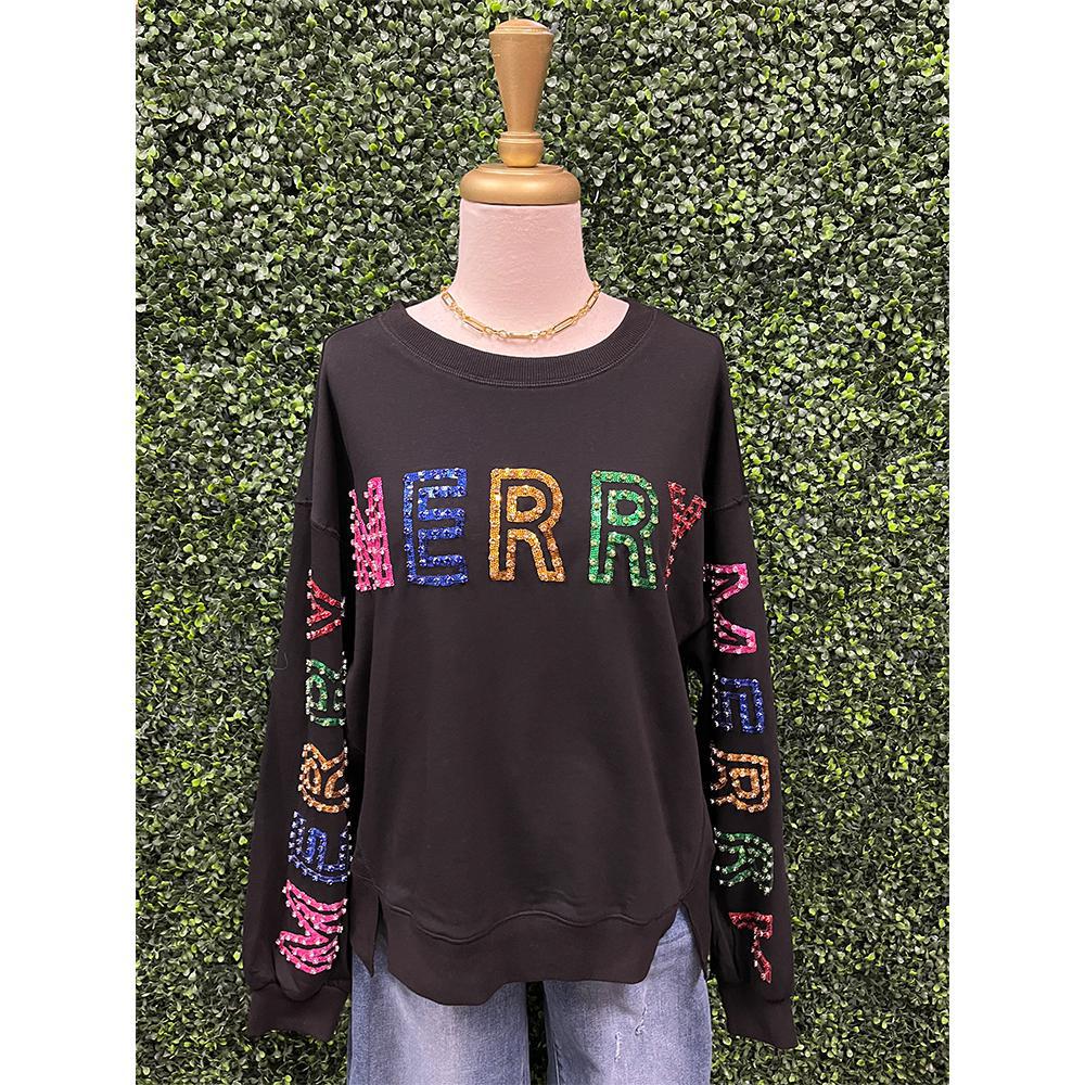 Merry French Terry Loose Fit Top