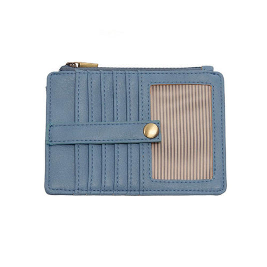 Tranquil Blue Penny Mini Travel Wallet