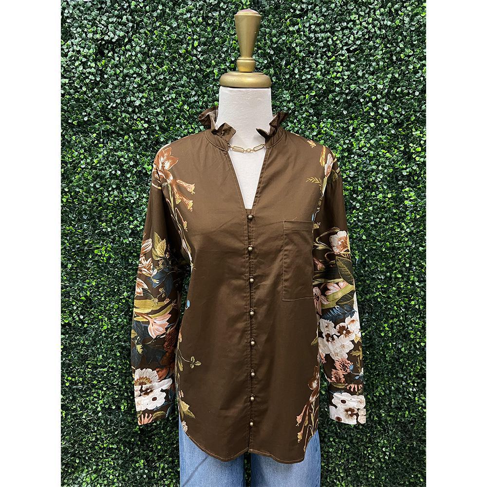 Lurice Chocolate Blouse
