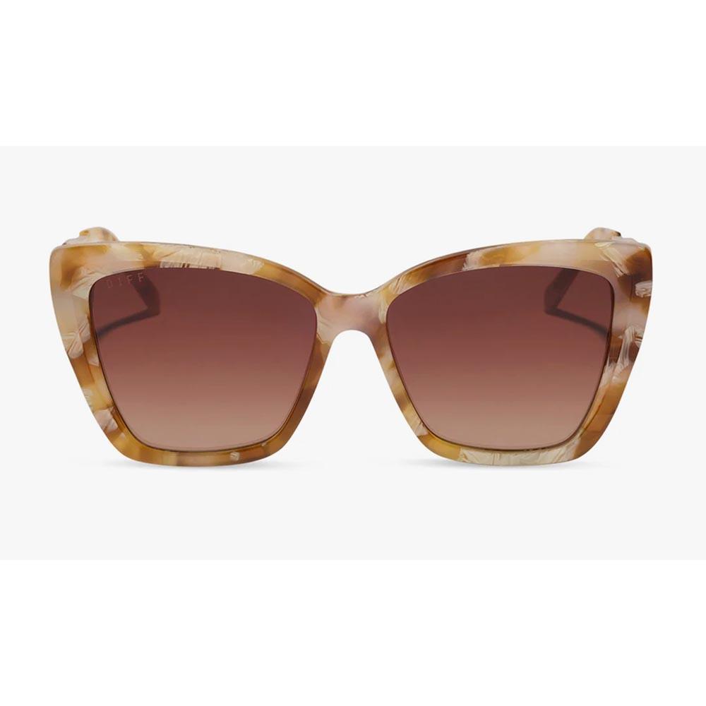 Becky II - Gilded Tortoise Brown Gradient Sunglasses