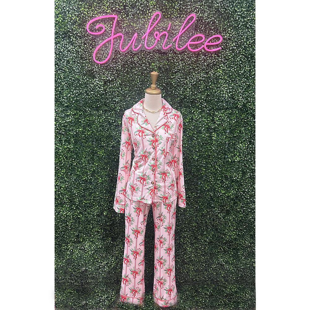 Christmas Bow Holiday Lounge Set
