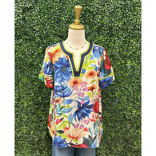 Nellie Floral Mix Top