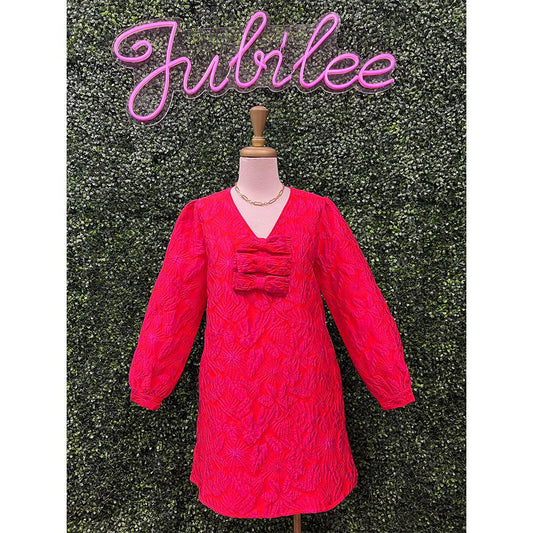 Emi Tomato Jacquard Dress