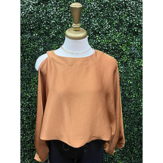 Dassa Latte Asymmetrical Top