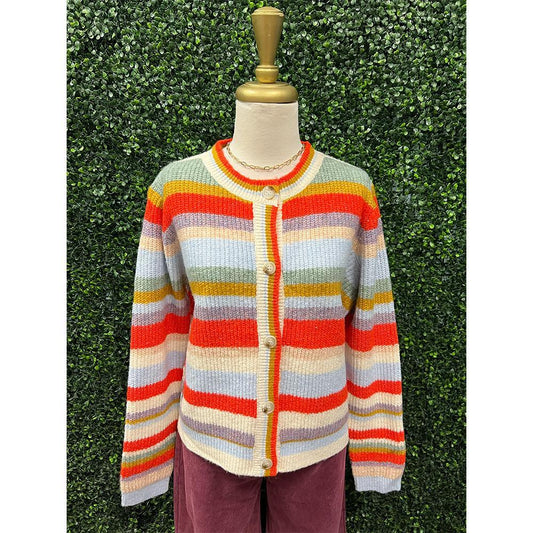 Julie Striped Cardigan