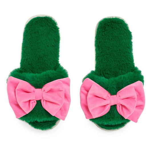 Noelle Green Slippers