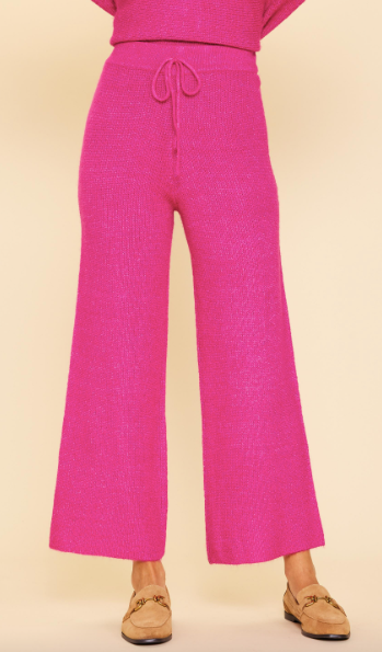 Berry Pink Knit Pants