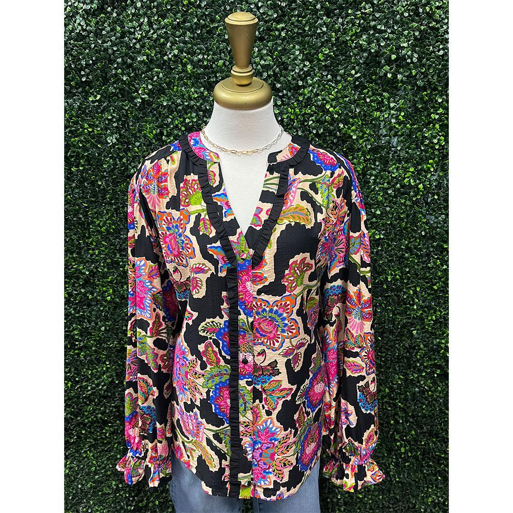 Liza Floral Print Blouse