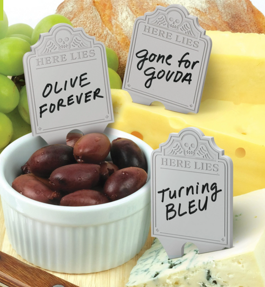 Grave Markers Charcuterie Food Signs
