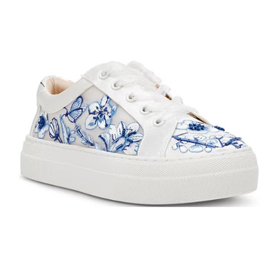 Blue by Betsey Johnson Nino Flower Applique Sneakers