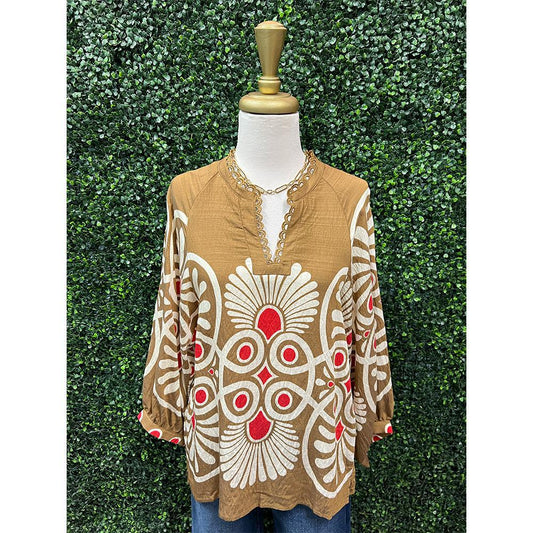 Millie Bronze Blouse
