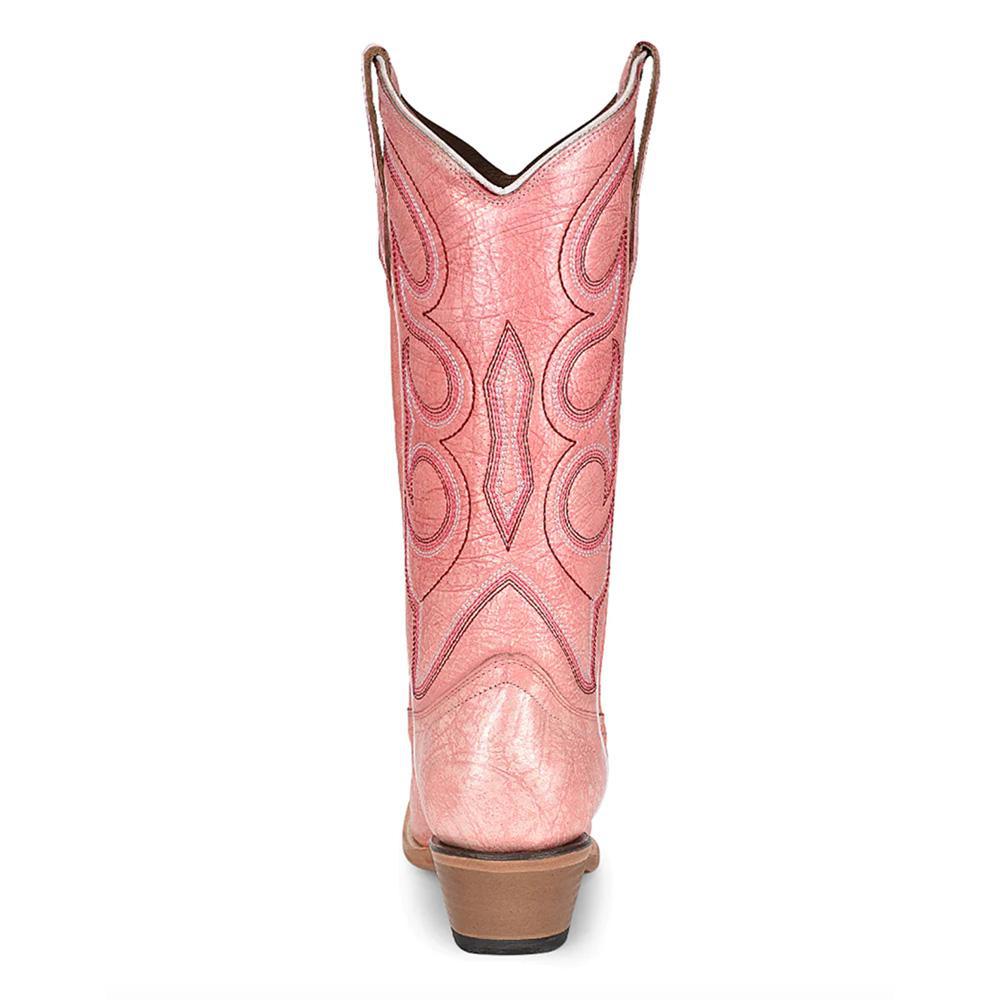 Corral Pink Hand Painted Cowboy Boots L6042