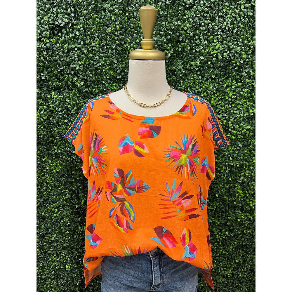 Dawn Orange Leaf Kona Tee