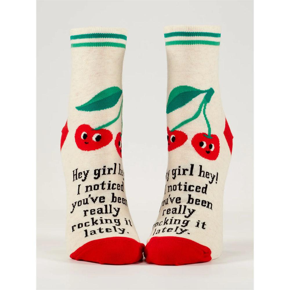 Hey Girl Hey! I Noticed You've Been Really Rocking It Lately. W-Ankle Socks