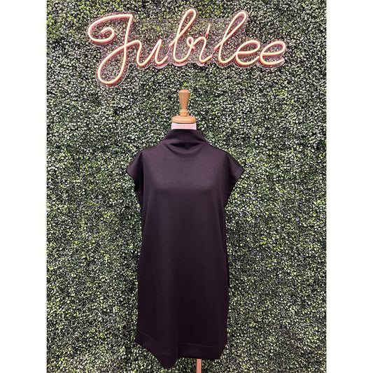 Shera Black Jersey Mini Dress