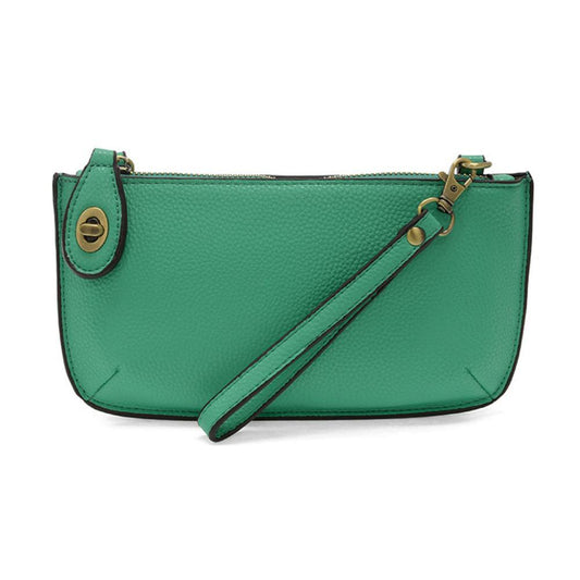 Summer Green Mini Crossbody Wristlet Clutch