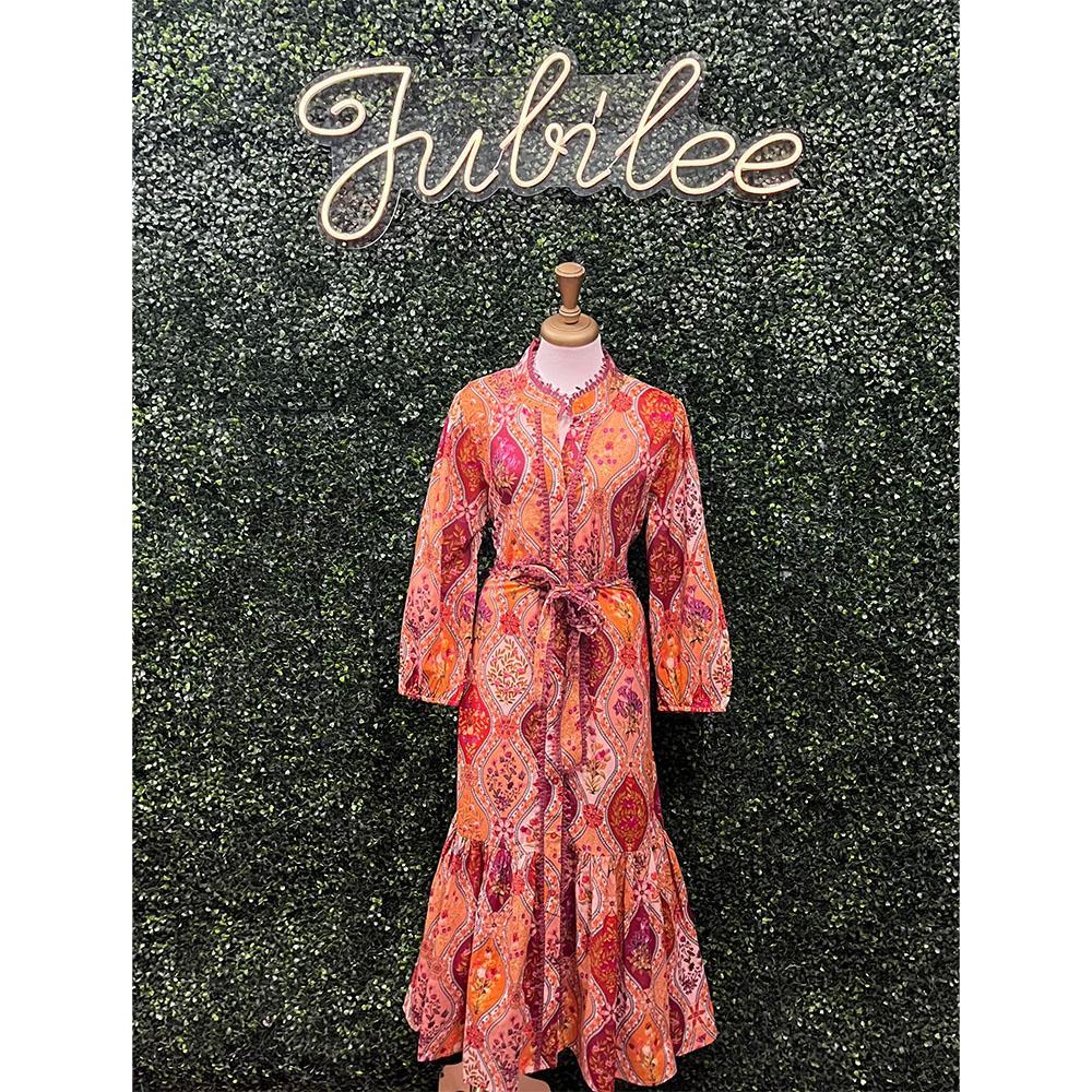 Stella Patchwork Long Dress