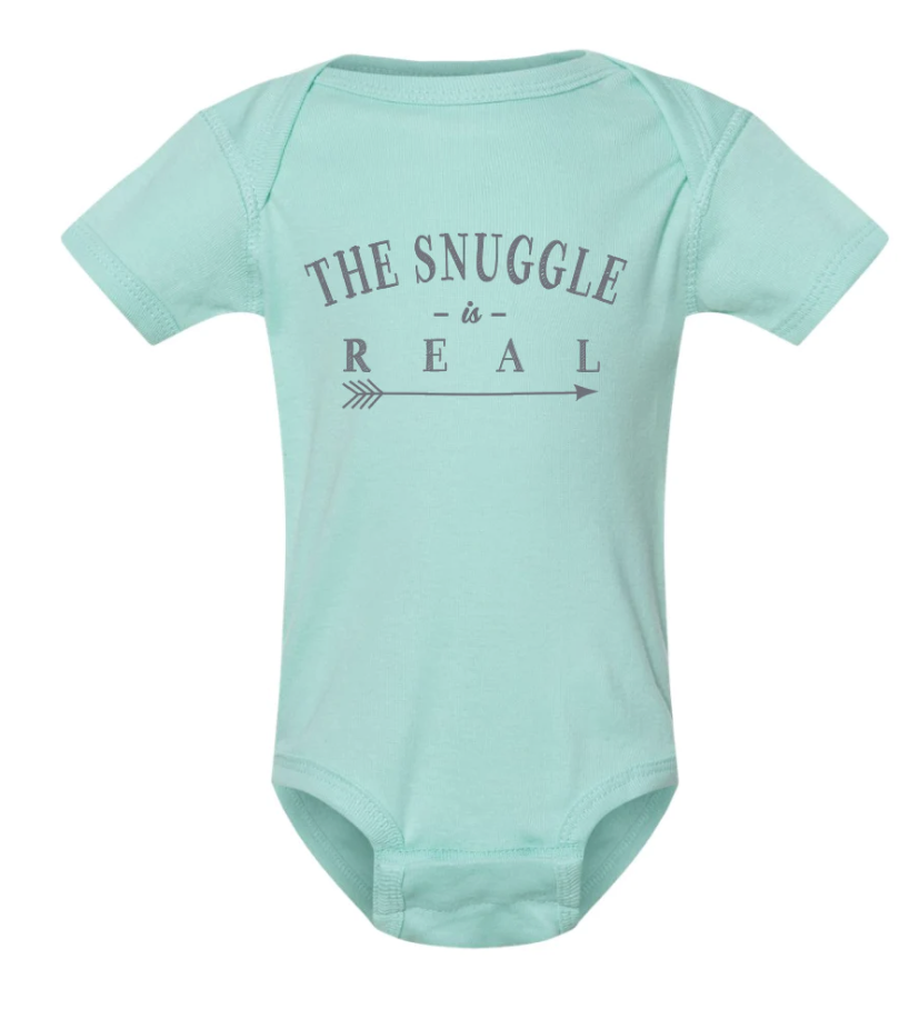 The Snuggle Is Real  Baby Onesie