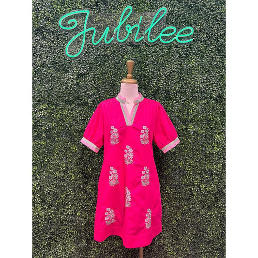 Kali Hot Pink Mini Dress