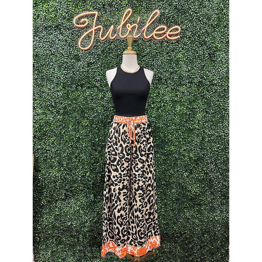 Bonnie Lee Leopard Print Pants