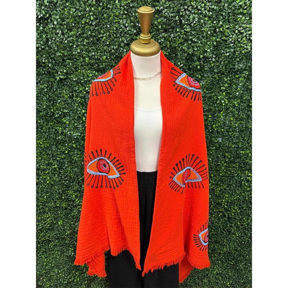 Painted Eye Scarf