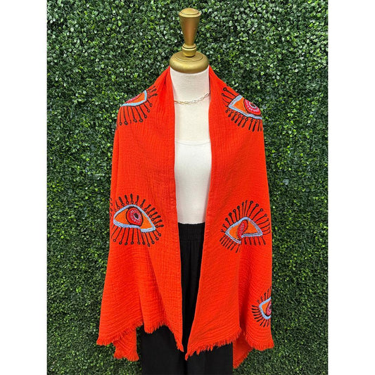 Painted Eye Scarf