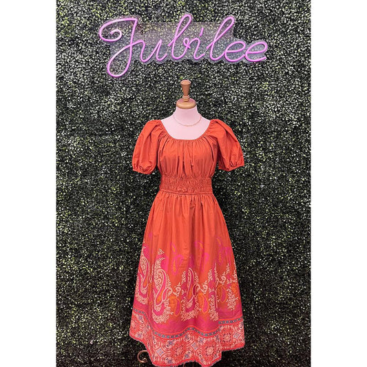 Kiva Rust Midi Dress
